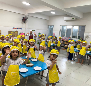 TRƯỜNG MẪU GIÁO HOẠ MI 14A TỔ CHỨC HOẠT ĐỘNG 