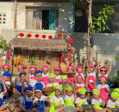 TRƯỜNG MẪU GIÁO HOẠ MI 14A TỔ CHỨC HOẠT ĐỘNG 